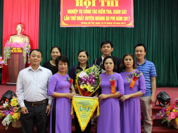 Bệnh viện ĐKKV Hoàng Su Phì tham gia Hội thi  nghiệp vụ công tác kiểm tra, giám sát do huyện Hoàng Su Phì tổ chức  lần thứ nhất năm 2017